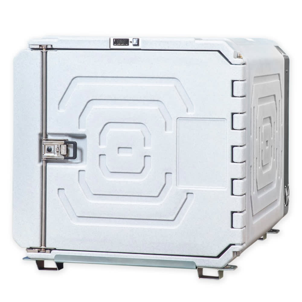 Coldtainer USA Refrigerated Insulated Food Carrier w/ (5) Pan Capacity - Gray, 100-240v/1ph (F0720/FDN)