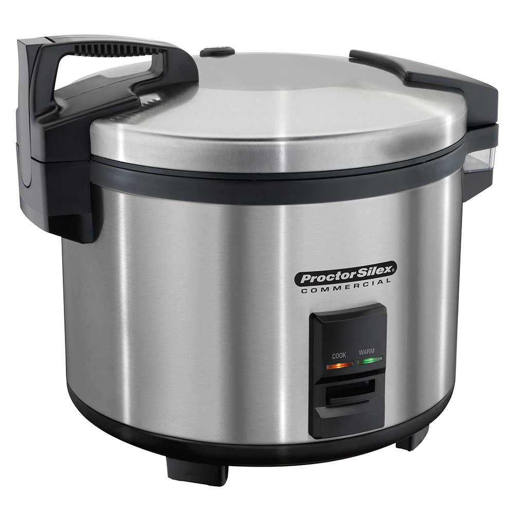Proctor Silex 37560R Insulated Rice Cooker/Warmer, 60 Cup, Trigger Handle, NSF, 120 V