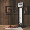 Weston 86-1501-W 15 lb Manual Vertical Sausage Stuffer w/ (4) Funnels, Stainless Steel thumbnail 2