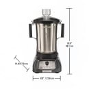 Hamilton Beach Countertop Food Blender w/ Metal Container, Programmable (HBF1100S) thumbnail 2
