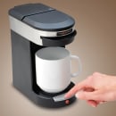 Hamilton Beach 1 Cup Pod Coffee Maker - Black/Stainless, 120v (HDC200S) thumbnail 3