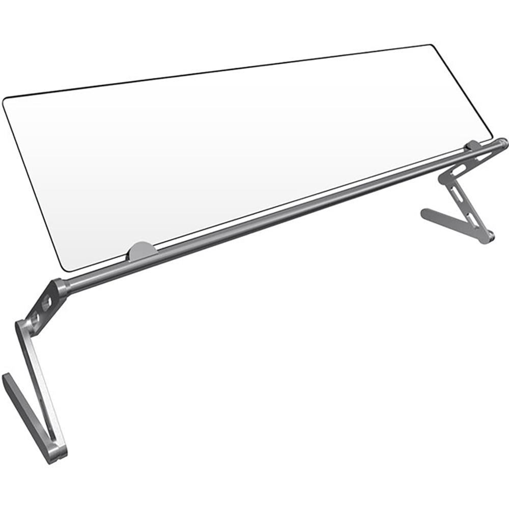 Hatco ALLIN1-48 48" Portable Food Shield - Free-Standing, Adjustable, Acrylic/Aluminum