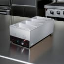 Hatco CHW-43 Countertop Food Warmer - Wet or Dry w/ (4) 1/3 Pan Wells, 120v thumbnail 2