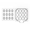 Hatco COFFEEBEAN Coffee Bean Plates for Snack System Waffle Maker thumbnail 2