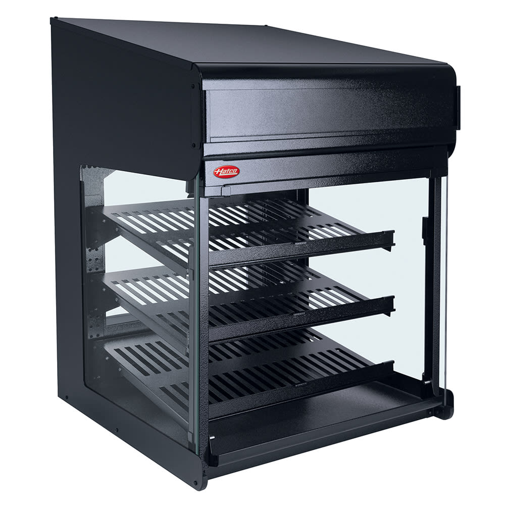 Hatco FS3HAC-2426 24" Self Service Countertop Heated Display Case  - (3) Shelves, 120v