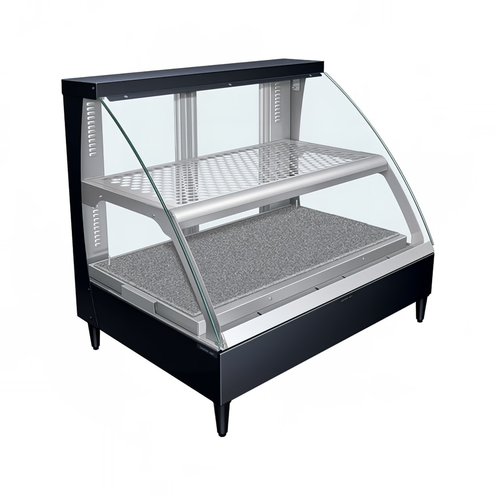 Hatco FSCD-2PD 34 17/50" Full Service Countertop Heated Display Case  - (2) Shelves, 120v