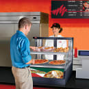 Hatco FSCDH-2PD 34 17/50" Full Service Countertop Heated Display Case  - (2) Shelves, 120v thumbnail 2