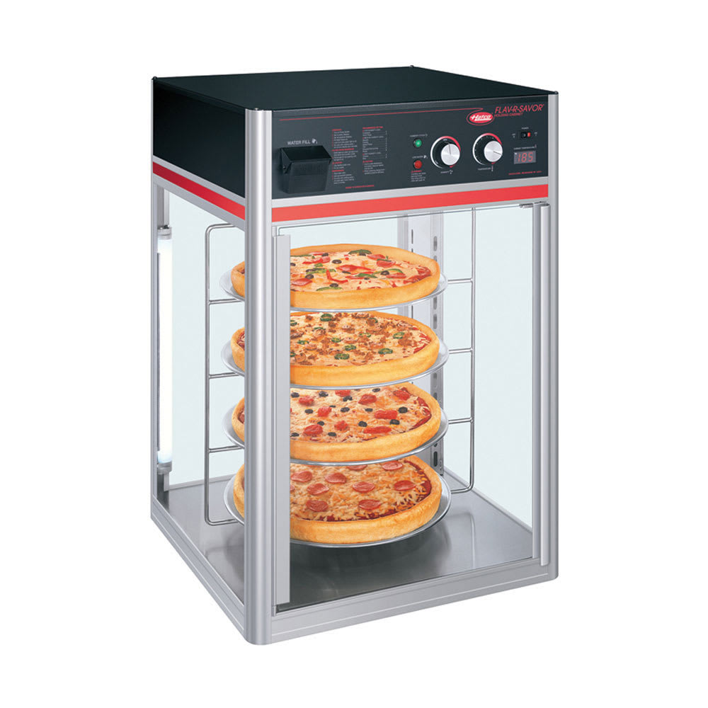 Hatco FSDT-1 22.42" Countertop Holding & Display Case w/ Rotating Rack - (1) Door, 120v