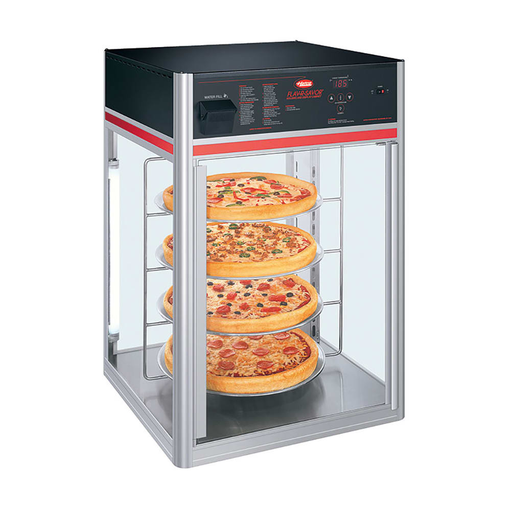 Hatco FSDT-1 22 21/50" Full Service Countertop Heated Display Case  - (4) Tier Rack, 120v