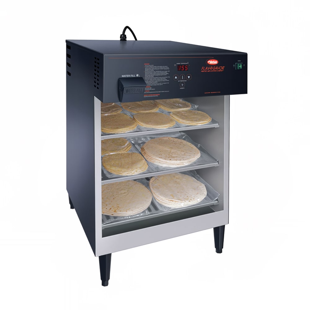 Hatco FSHACH-3 20 7/8" Full Service Countertop Heated Display Case - (3) Shelves, 120/208v/1ph