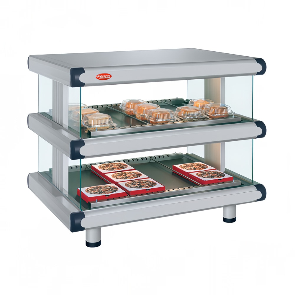 Hatco GR2SDH-30D 36 1/4" Self Service Countertop Heated Display Shelf - (2) Shelves, 120/240v/1ph