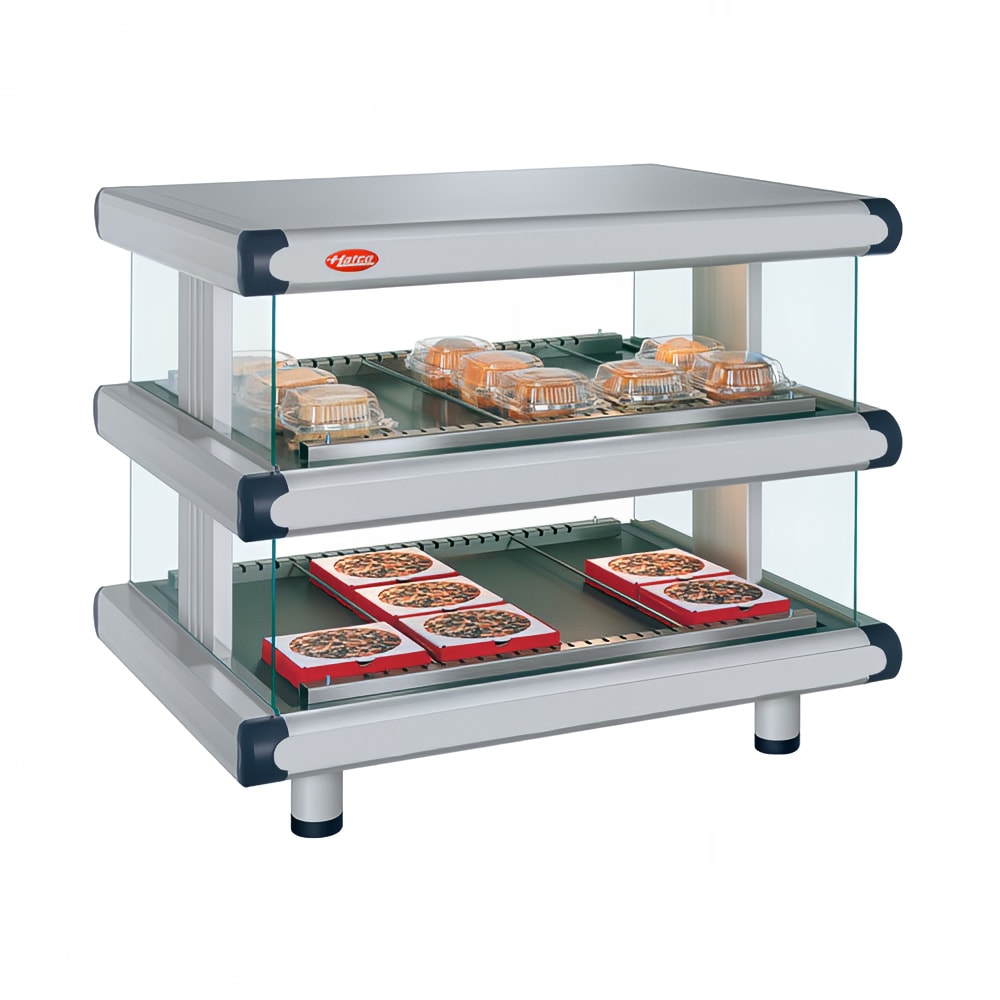 Hatco GR2SDH-36D 42 1/4" Self Service Countertop Heated Display Shelf - (2) Shelves, 120/240v/1ph