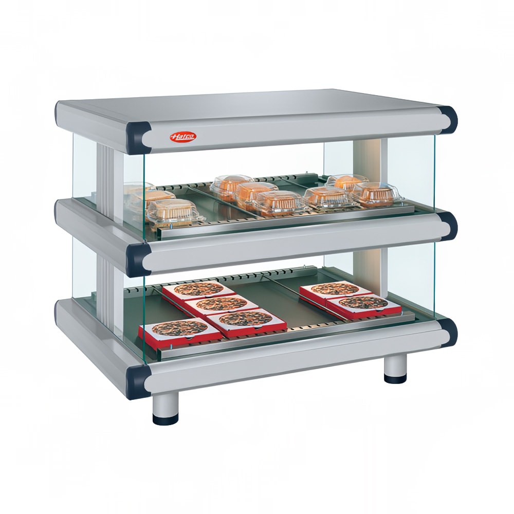 Hatco GR2SDH-42D 48 1/4" Self Service Countertop Heated Display Shelf - (2) Shelves, 120/240v/1ph