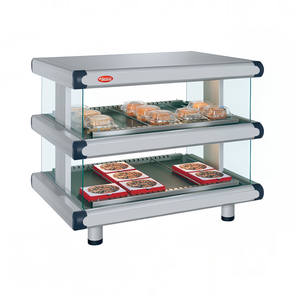 Hatco GR2SDH-54D 60 1/4" Self Service Countertop Heated Display Shelf - (2) Shelves, 120/208v/1ph