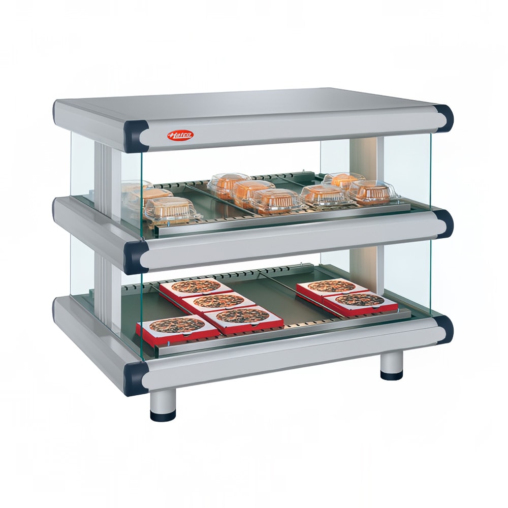 Hatco GR2SDH-60D 66 1/4" Self Service Countertop Heated Display Shelf - (2) Shelves, 120/208v/1ph
