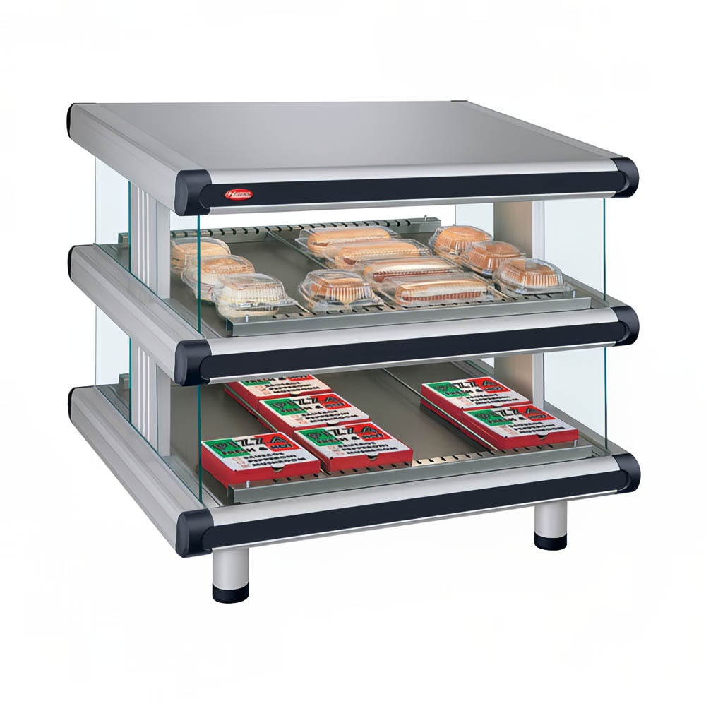 Hatco GR2SDS-30D 36 1/4" Self Service Countertop Heated Display Shelf - (2) Shelves, 120/208-240v/1ph