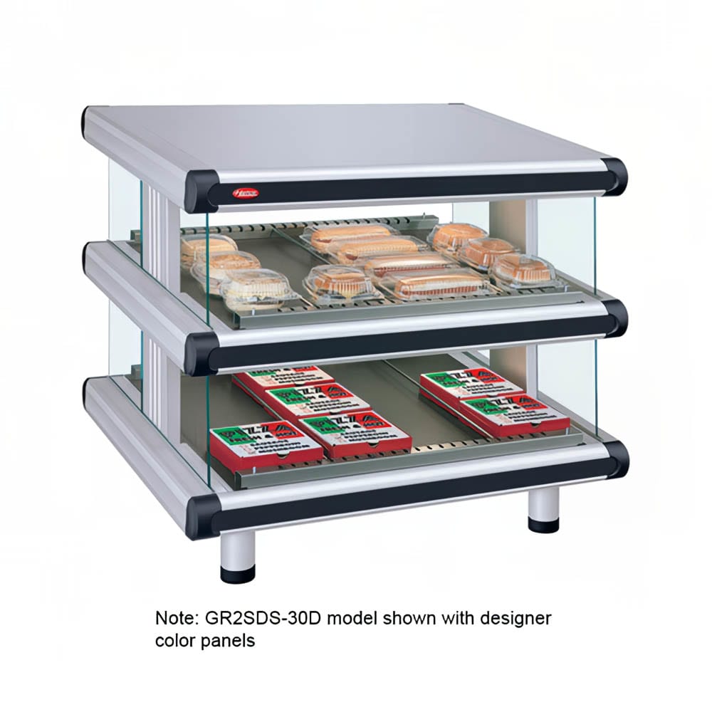 Hatco GR2SDS-36D 42 1/4" Self Service Countertop Heated Display Shelf - (2) Shelves, 120/240v/1ph