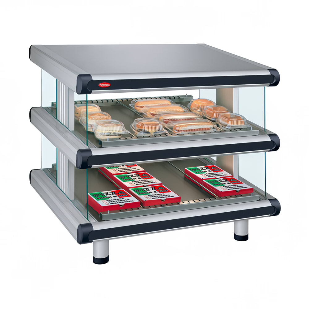 Hatco GR2SDS-42D 48 1/4" Self Service Countertop Heated Display Shelf - (2) Shelves, 120/208v/1ph