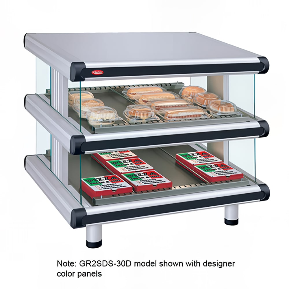 Hatco GR2SDS-48D 54 1/4" Self Service Countertop Heated Display Shelf - (2) Shelves, 120/240v/1ph