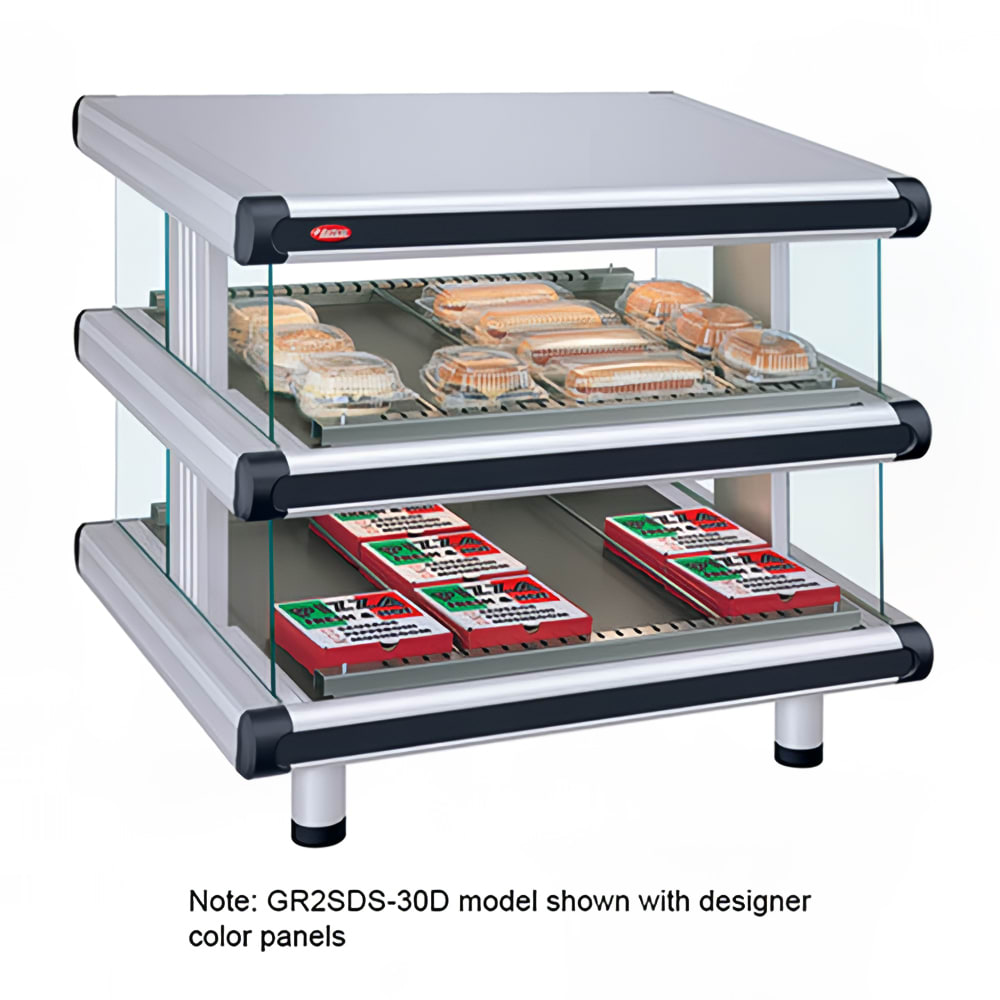 Hatco GR2SDS-54D 60 1/4" Self Service Countertop Heated Display Shelf - (2) Shelves, 240v/1ph
