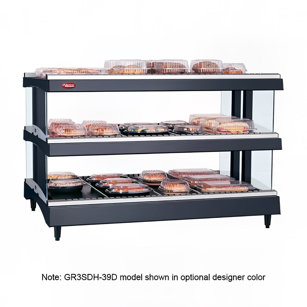 Hatco GR3SDH-27D 27 9/50" Self Service Countertop Heated Display Shelf - (3) Shelves, 120v