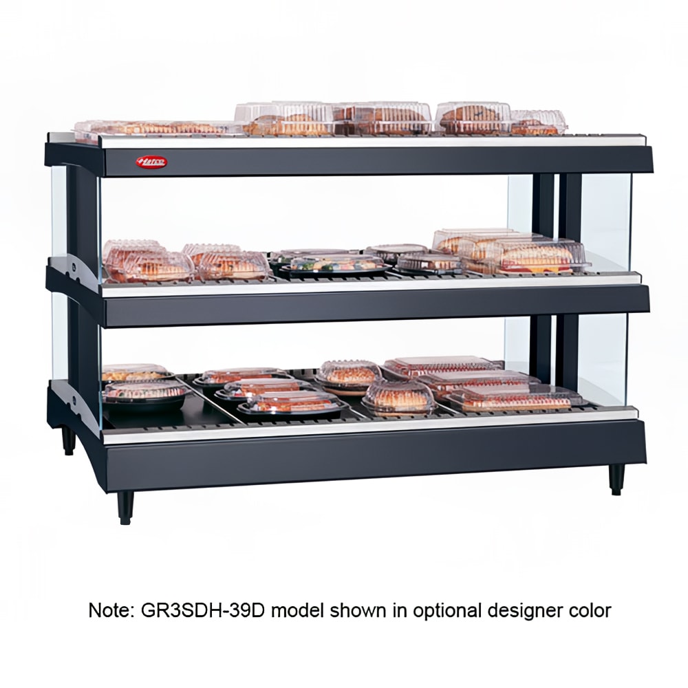 Hatco GR3SDH-33D 33 9/50" Self Service Countertop Heated Display Shelf - (3) Shelves, 120/208v/1ph