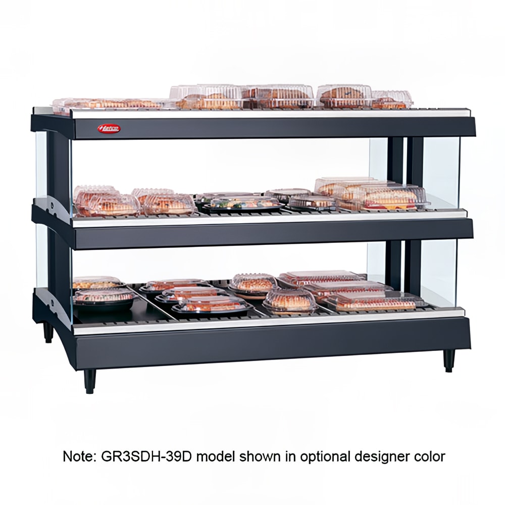 Hatco GR3SDH-33D 33 9/50" Self Service Countertop Heated Display Shelf - (3) Shelves, 120/240v/1ph