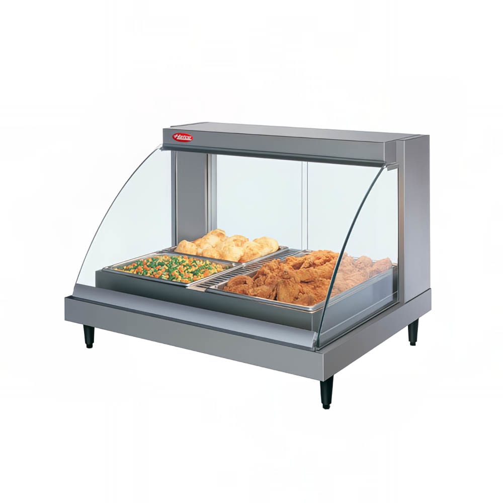 Hatco GRCDH-2P 32 1/2" Full Service Countertop Heated Display Case  - (1) Shelf, 120v