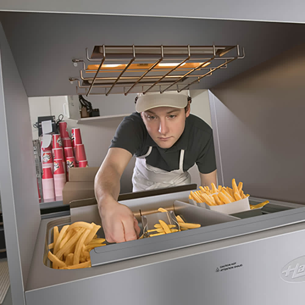 Hatco GRFHS-PTT21 22 3/4" Glo Ray® Tunnel Portable Fry Holding Station - Rod Type, 120v