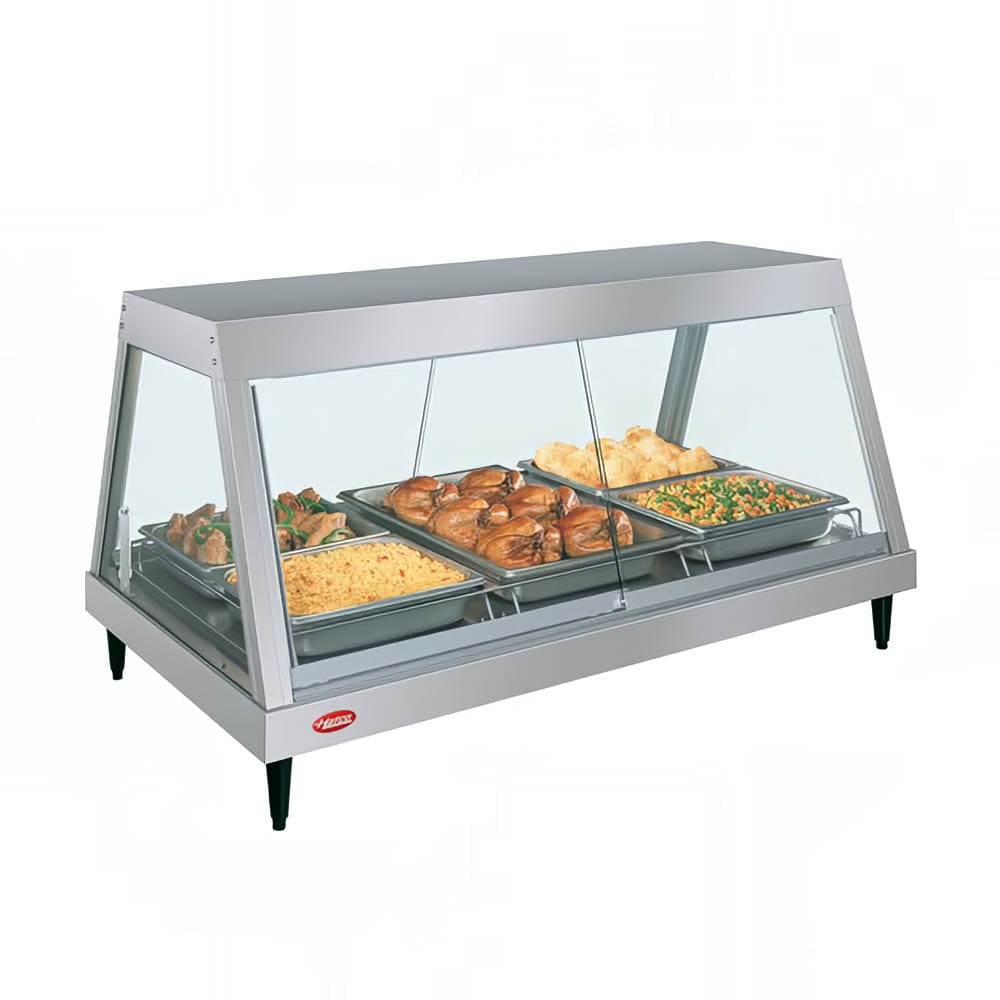 Hatco GRHD-3P 45 1/2" Full Service Countertop Heated Display Case - (1) Shelf, 120v