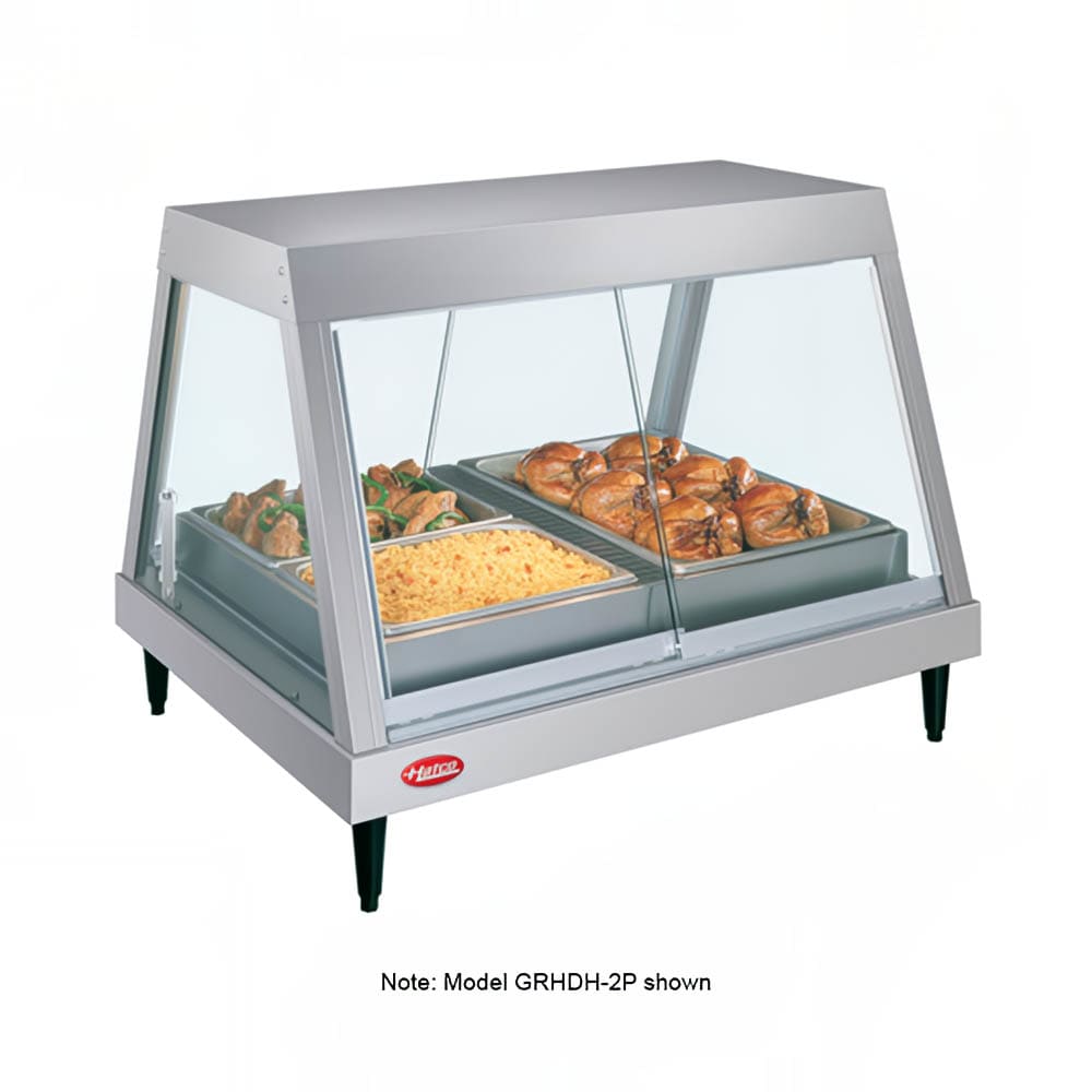 Hatco GRHDH-3P 45 1/2" Full Service Countertop Heated Display Case  - (1) Shelf, 120v