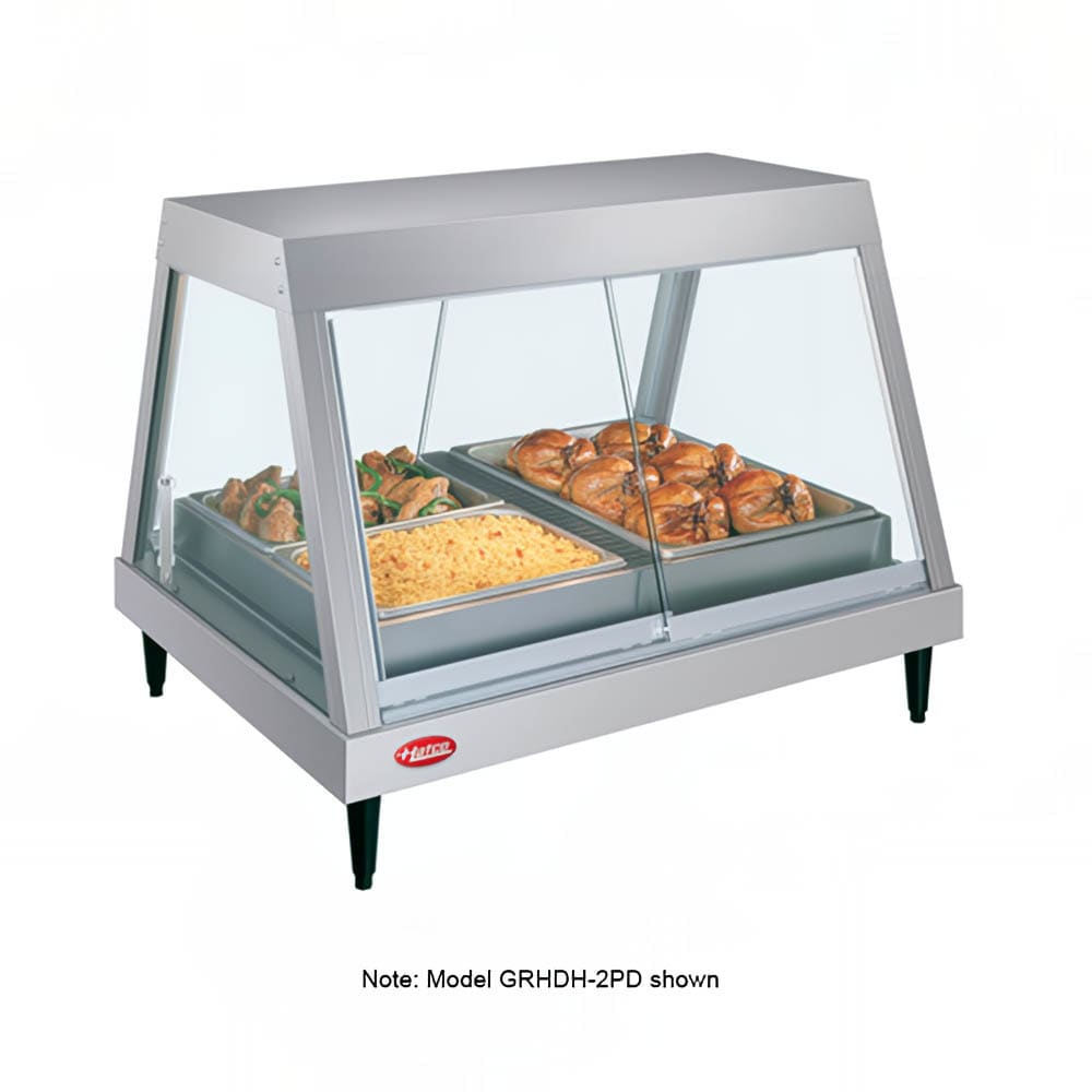 Hatco GRHDH-4P 58 1/2" Full Service Countertop Heated Display Case  - (1) Shelf, 208v/1ph