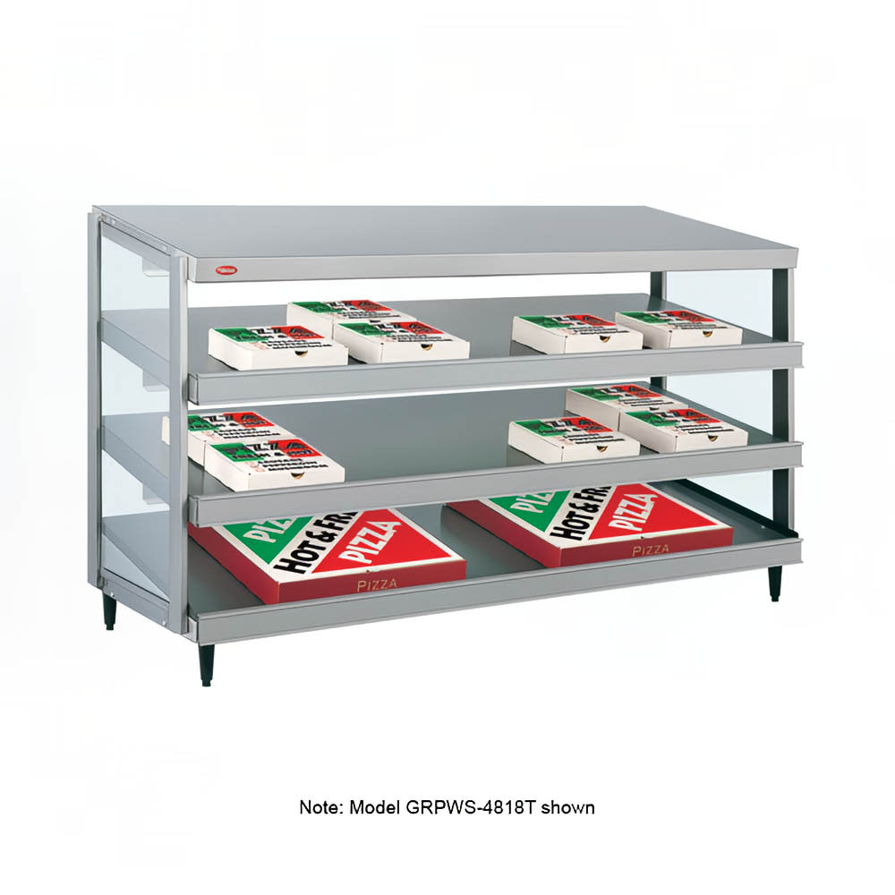 Hatco GRPWS-4824T 48" Heated Pizza Merchandiser w/ 3 Levels, 120v/208 240v/1ph