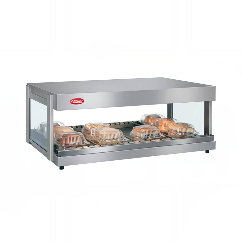 Hatco GRSDH-36 36" Self Service Countertop Heated Display Shelf - (1) Shelf, 120v