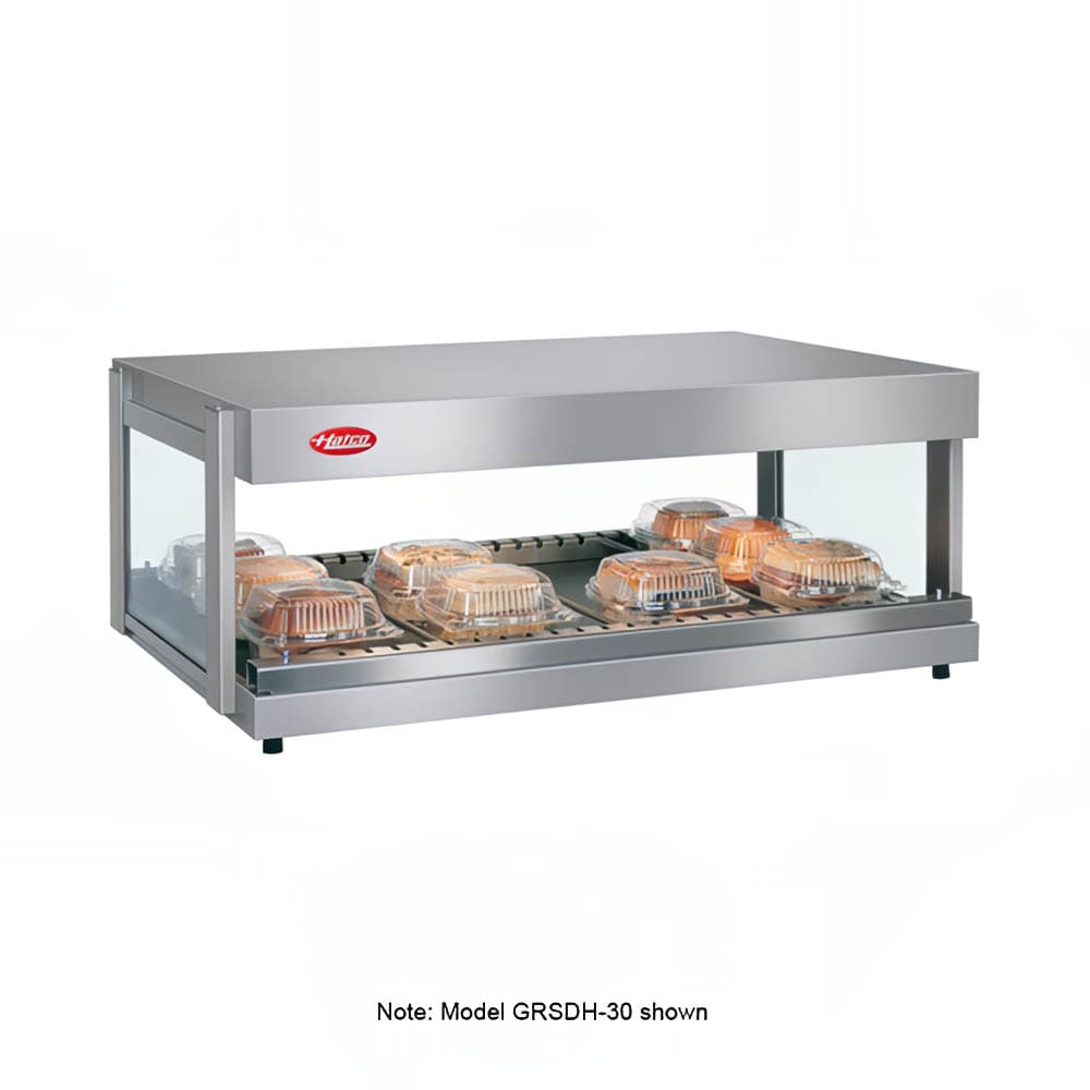 Hatco GRSDH-52 52" Self Service Countertop Heated Display Shelf - (1) Shelf, 120v