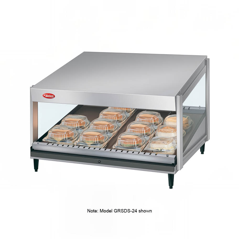 Hatco GRSDS-30 30" Self Service Countertop Heated Display Shelf - (1) Shelf, 120v