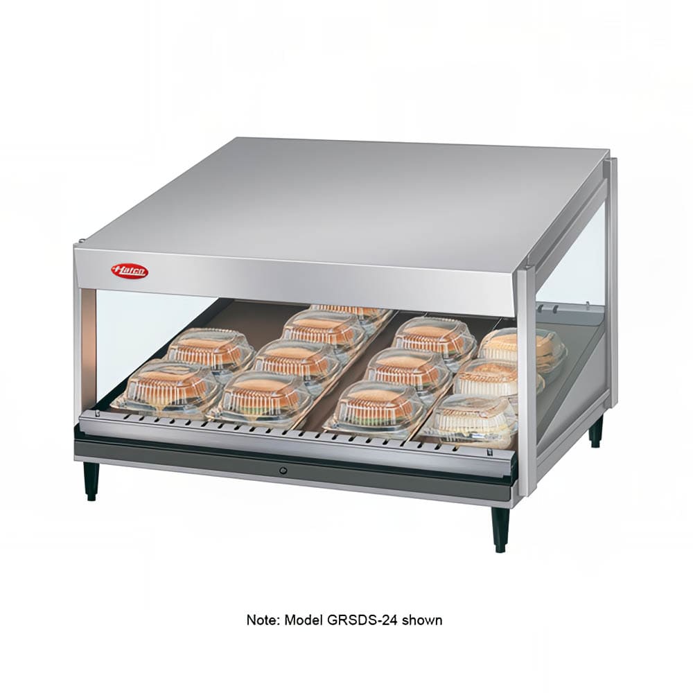 Hatco GRSDS-36 36" Self Service Countertop Heated Display Shelf - (1) Shelf, 120v