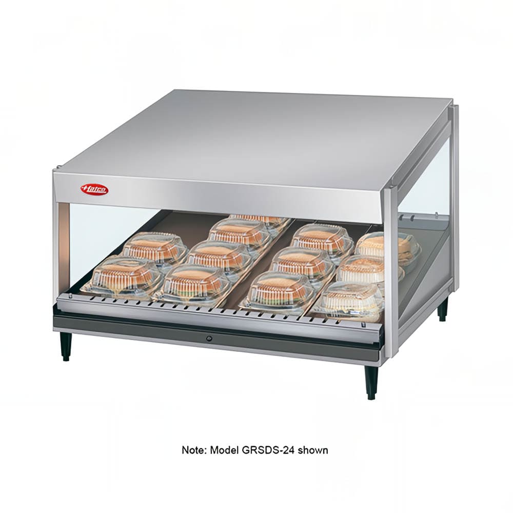 Hatco GRSDS-60 60" Self Service Countertop Heated Display Shelf - (1) Shelf, 120v