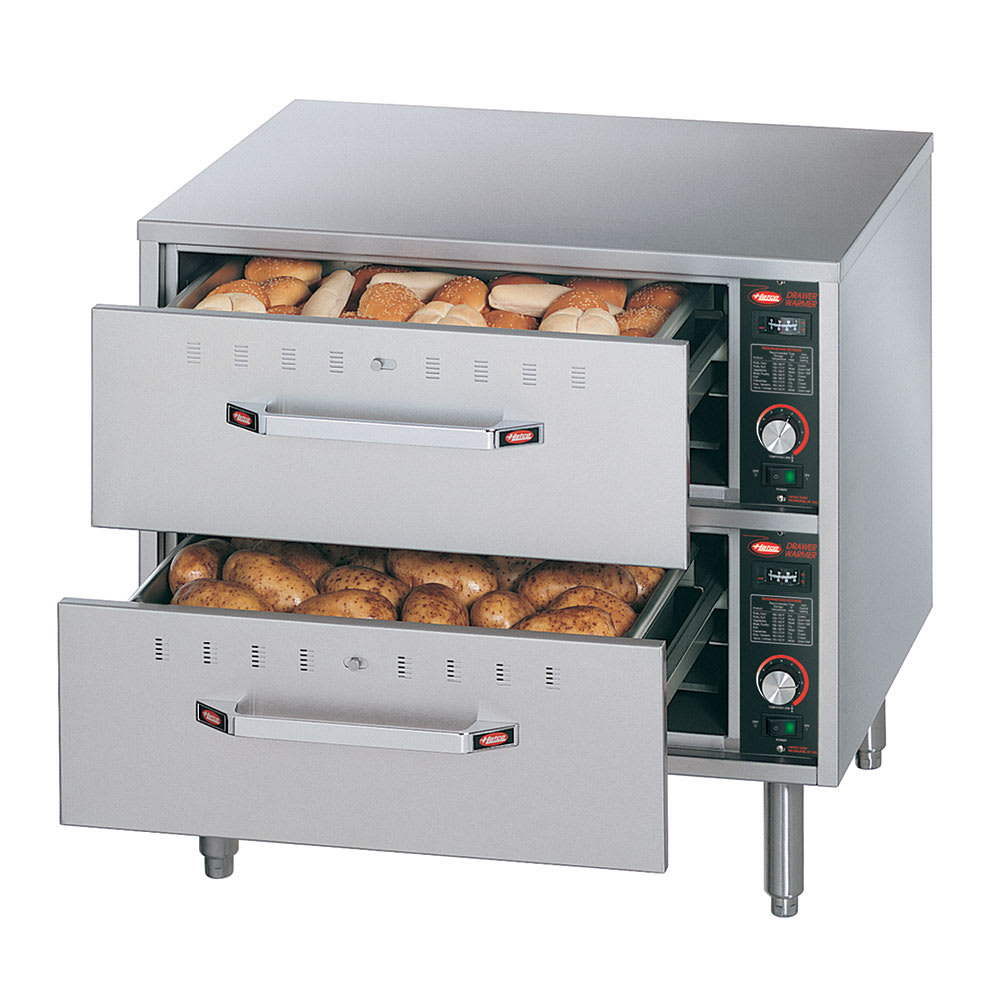 Hatco HDW-2 29.5"W Freestanding Warming Drawer w/ (2) 21.5" Compartments, 120v