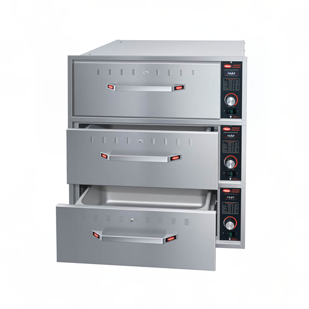 Hatco HDW-3B 28.13"W Built In Warming Drawer w/ (3) 21.5" Compartments, 120v