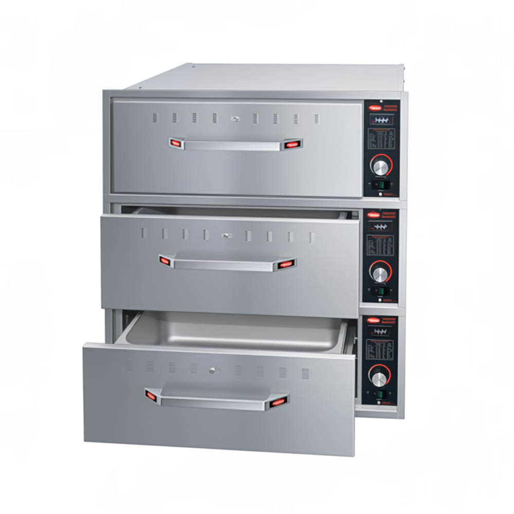 Hatco HDW-3B 28.13"W Built In Warming Drawer w/ (3) 21.5" Compartments, 208v/1ph