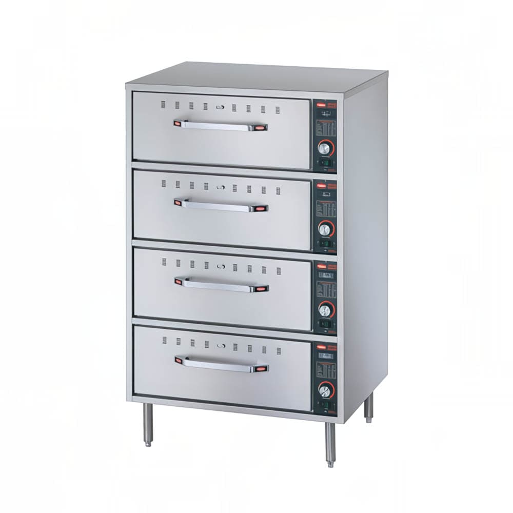 Hatco HDW-4 29.5"W Freestanding Warming Drawer w/ (4) 21.5" Compartments, 208v/1ph