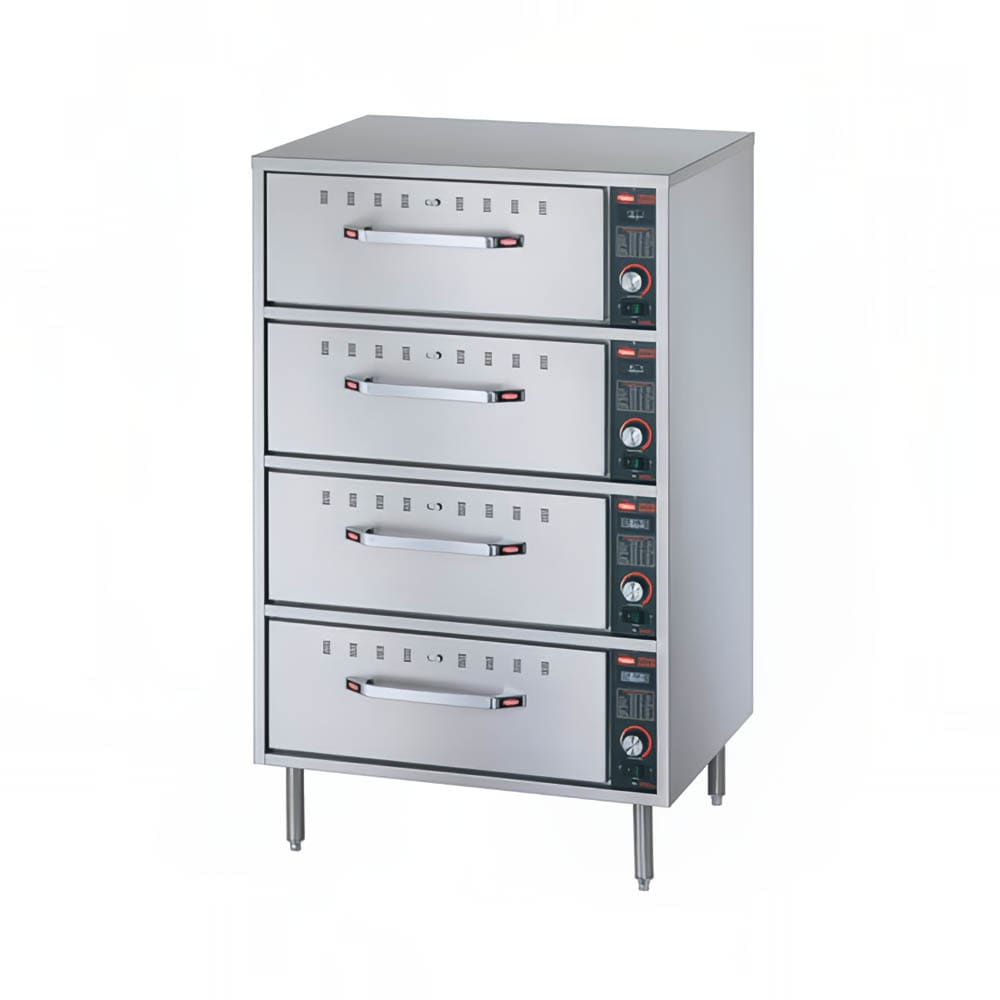 Hatco HDW-4 29.5"W Freestanding Warming Drawer w/ (4) 21.5" Compartments, 240v