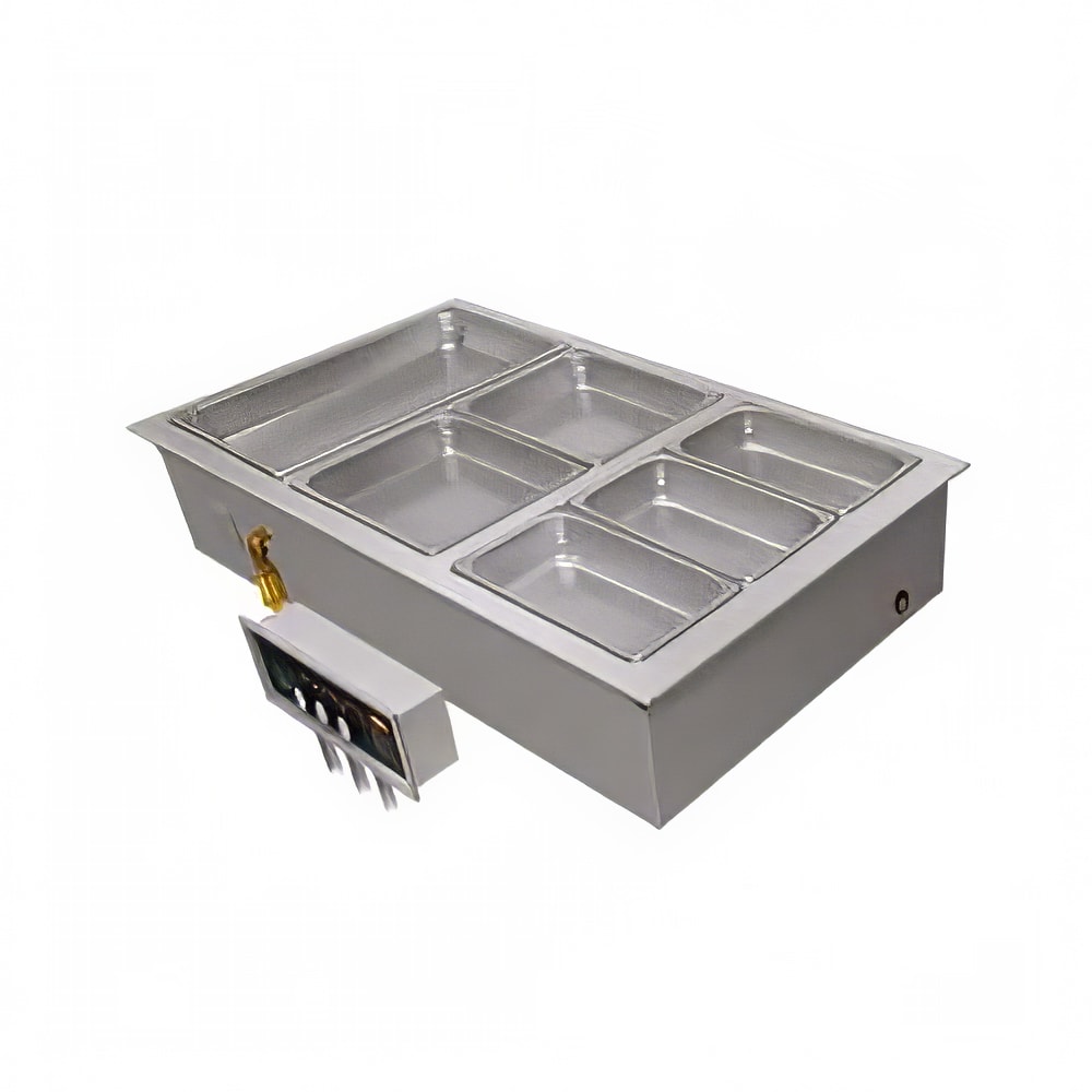 Hatco HWBI-2MA Drop-In Hot Food Well w/ (2) Full Size Pan Capacity, 208v/1ph