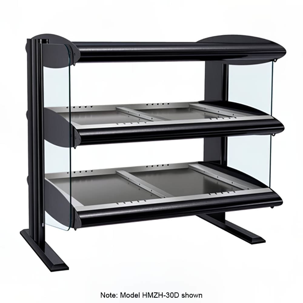 Hatco HZMH-24D 27 9/10" Self Service Countertop Heated Display Shelf - (2) Shelves, 120v