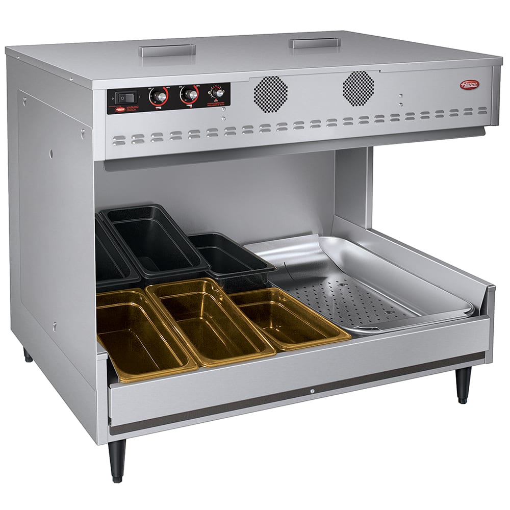 Hatco MPWS-36 37 3/8" Multi Product Warming Station - Overhead Ceramic Elements, 120-240v/1ph