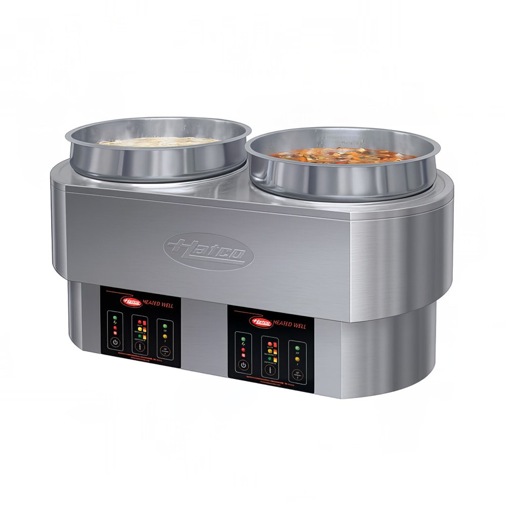Hatco RHW-2 (2) 11 qt Countertop Soup Warmer w/ Thermostatic Controls, 208-240v/1ph