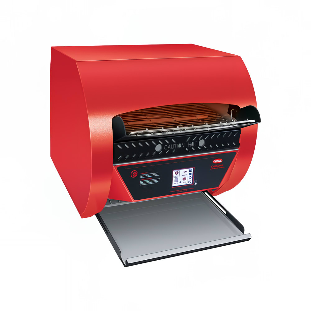 Hatco TQ3-2000 Conveyor Toaster - 900 Slices/hr w/ 2" Product Opening, Red, 208v/1ph