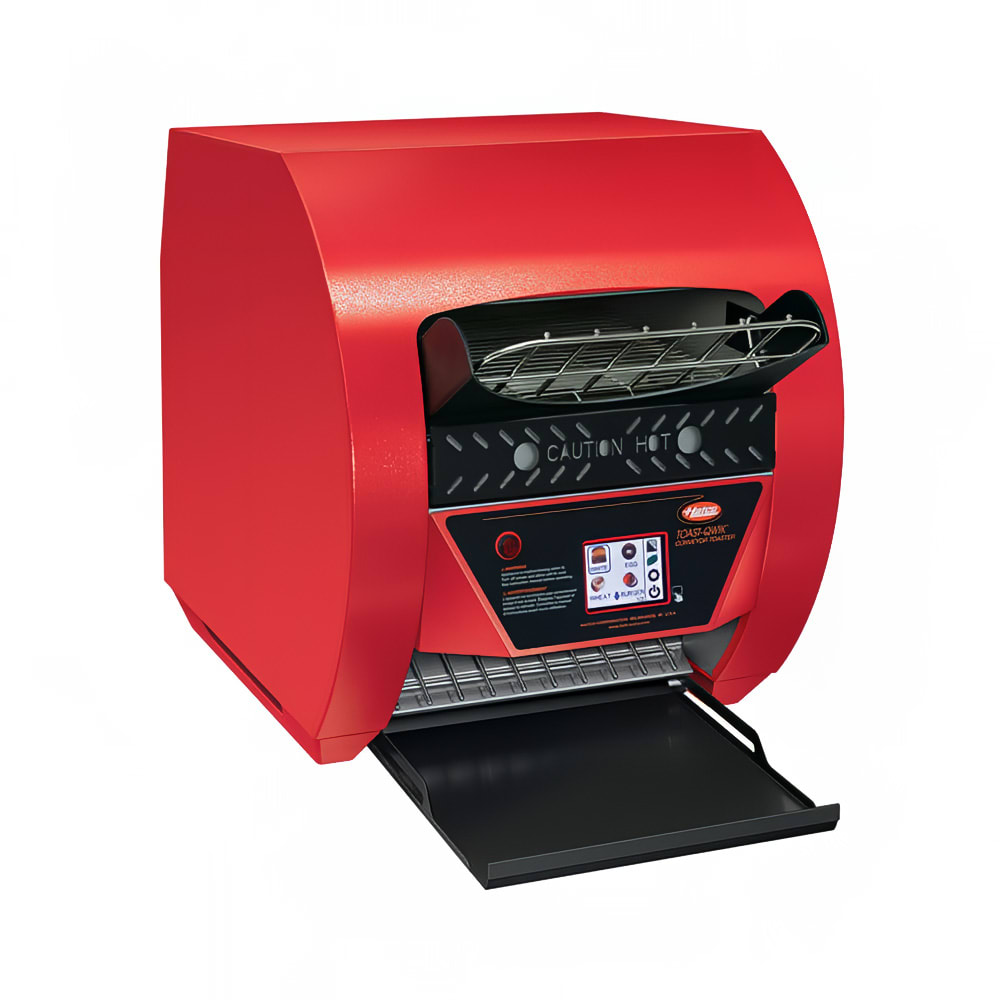 Hatco TQ3-400 Conveyor Toaster - 420 Slices/hr w/ 2" Product Opening, Red, 120v