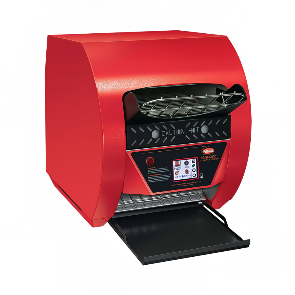 Hatco TQ3-500H Conveyor Toaster - 480 Slices/hr w/ High 3" Product Opening, Red, 208v/1ph